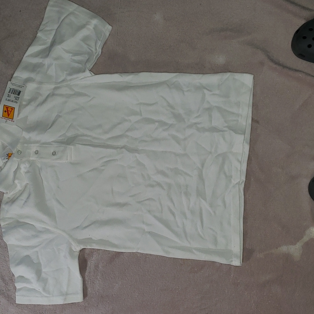 Youth white school shirt By A+, size XL